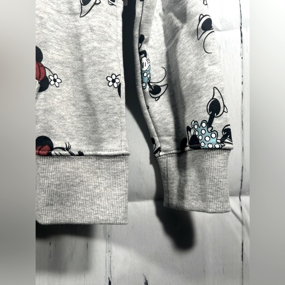 Disney Toddler Fleece Full Zip Up Hoodie Sweatshirt Outdoor Minnie Mouse XS 4/5 - Picture 7 of 10